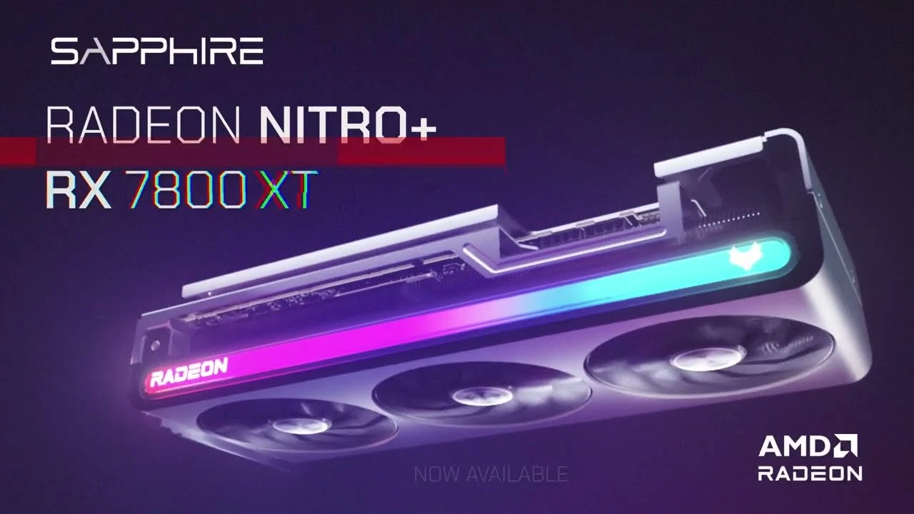 VGA Sapphire NITRO+ Radeon RX 7800 XT 16GB - GDDR6 - NEW