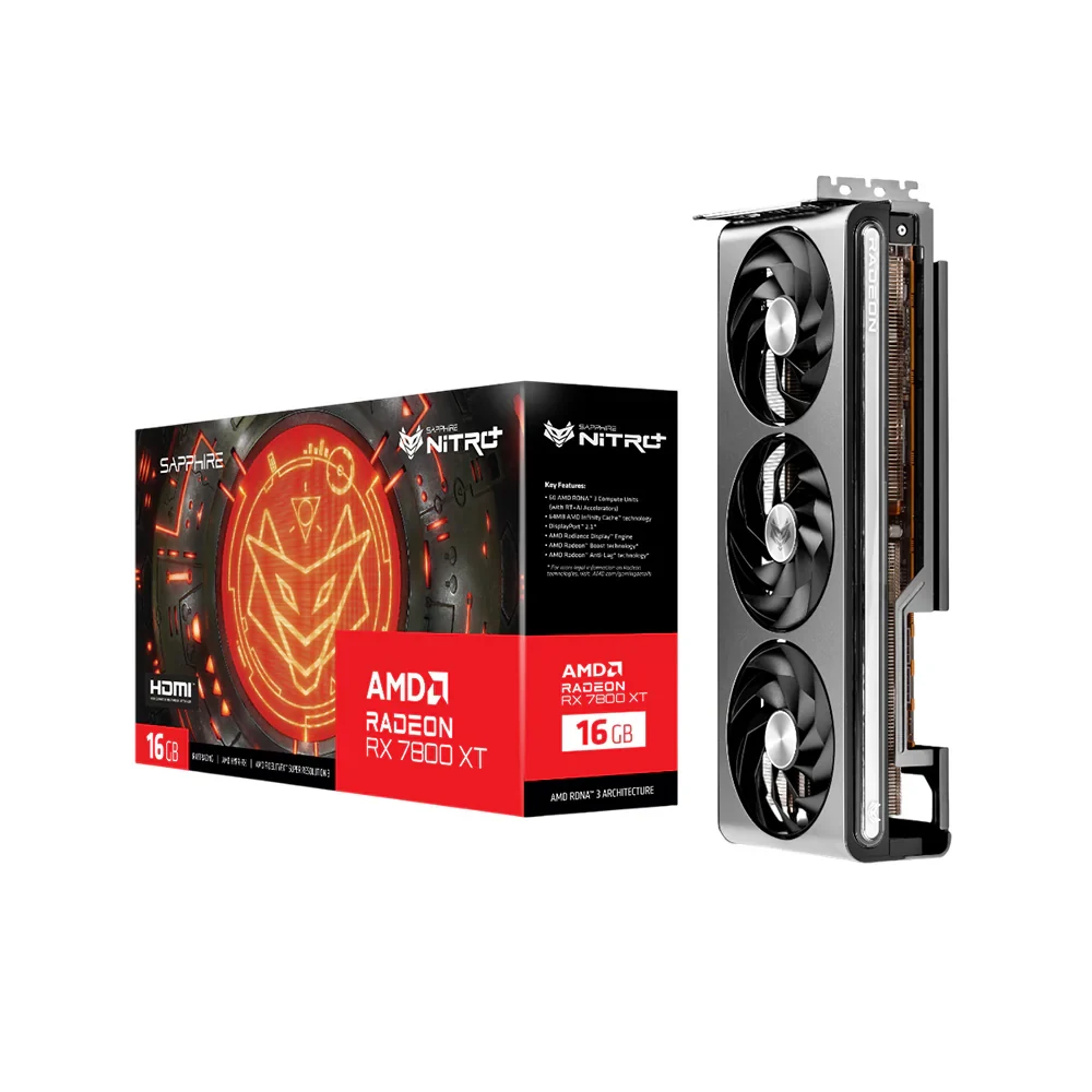 VGA Sapphire NITRO+ Radeon RX 7800 XT 16GB - GDDR6 - NEW