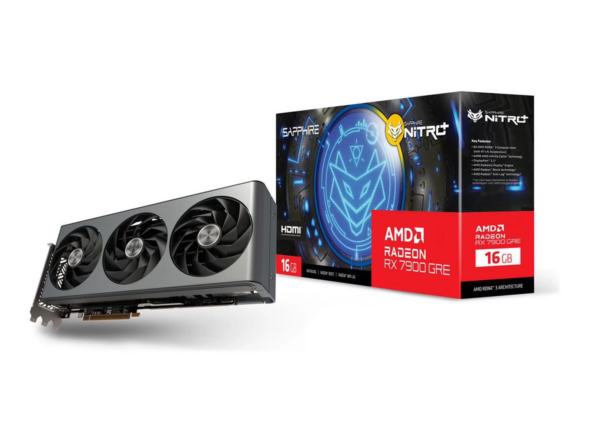 VGA Sapphire NITRO+ Radeon RX 7900 GRE 16GB - GDDR6 - NEW