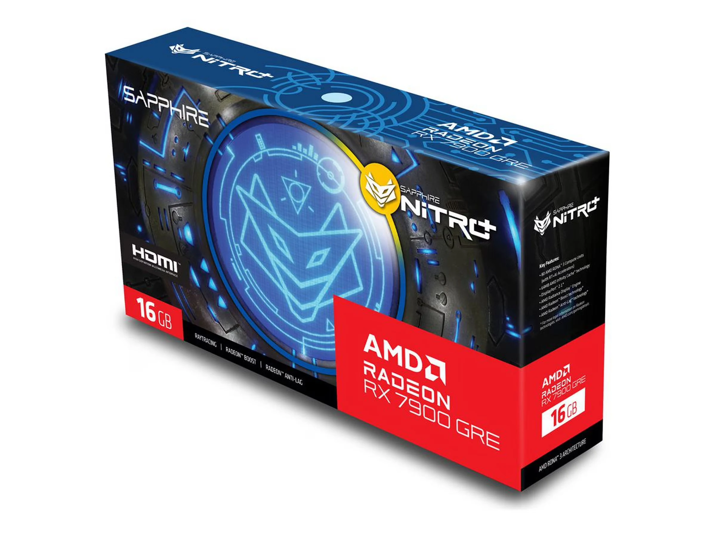 VGA Sapphire NITRO+ Radeon RX 7900 GRE 16GB - GDDR6 - NEW