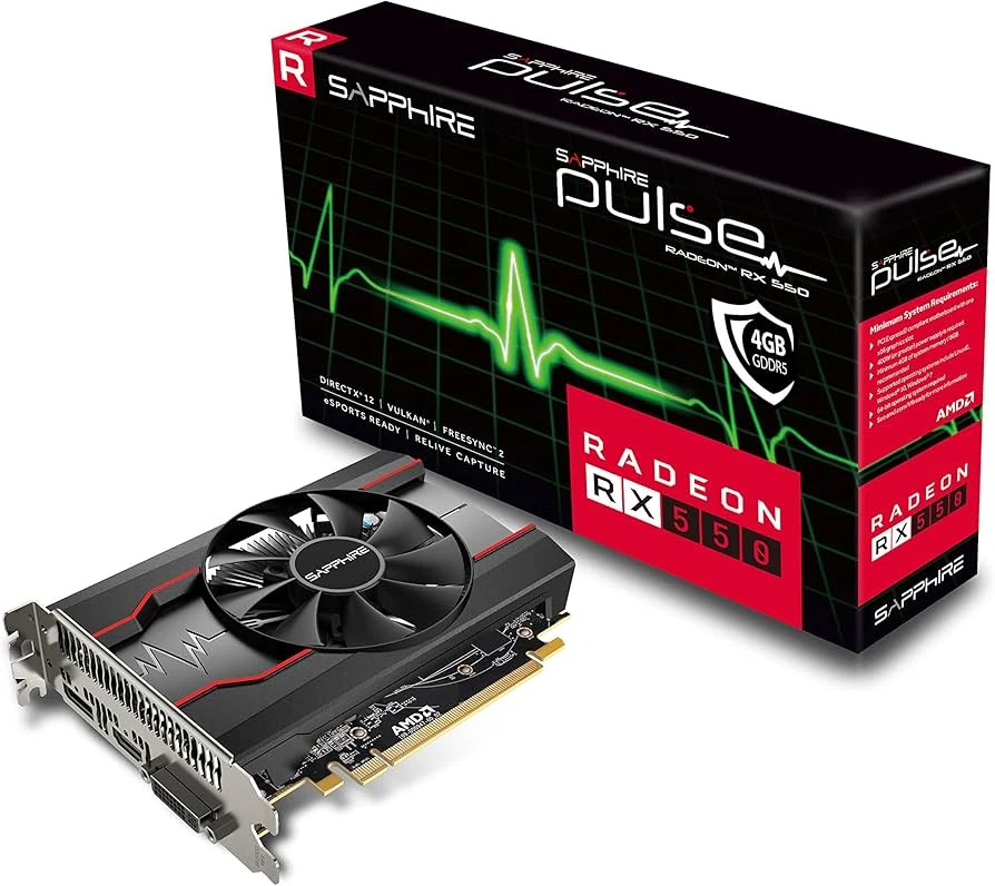 VGA Sapphire PULSE Radeon RX 550 2GB - GDDR5 - NEW