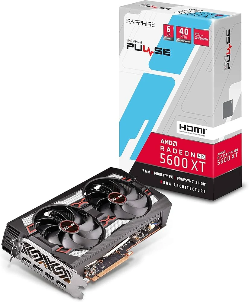 VGA Sapphire PULSE Radeon RX 5600 XT BE OC 6GB - GDDR6 - NEW