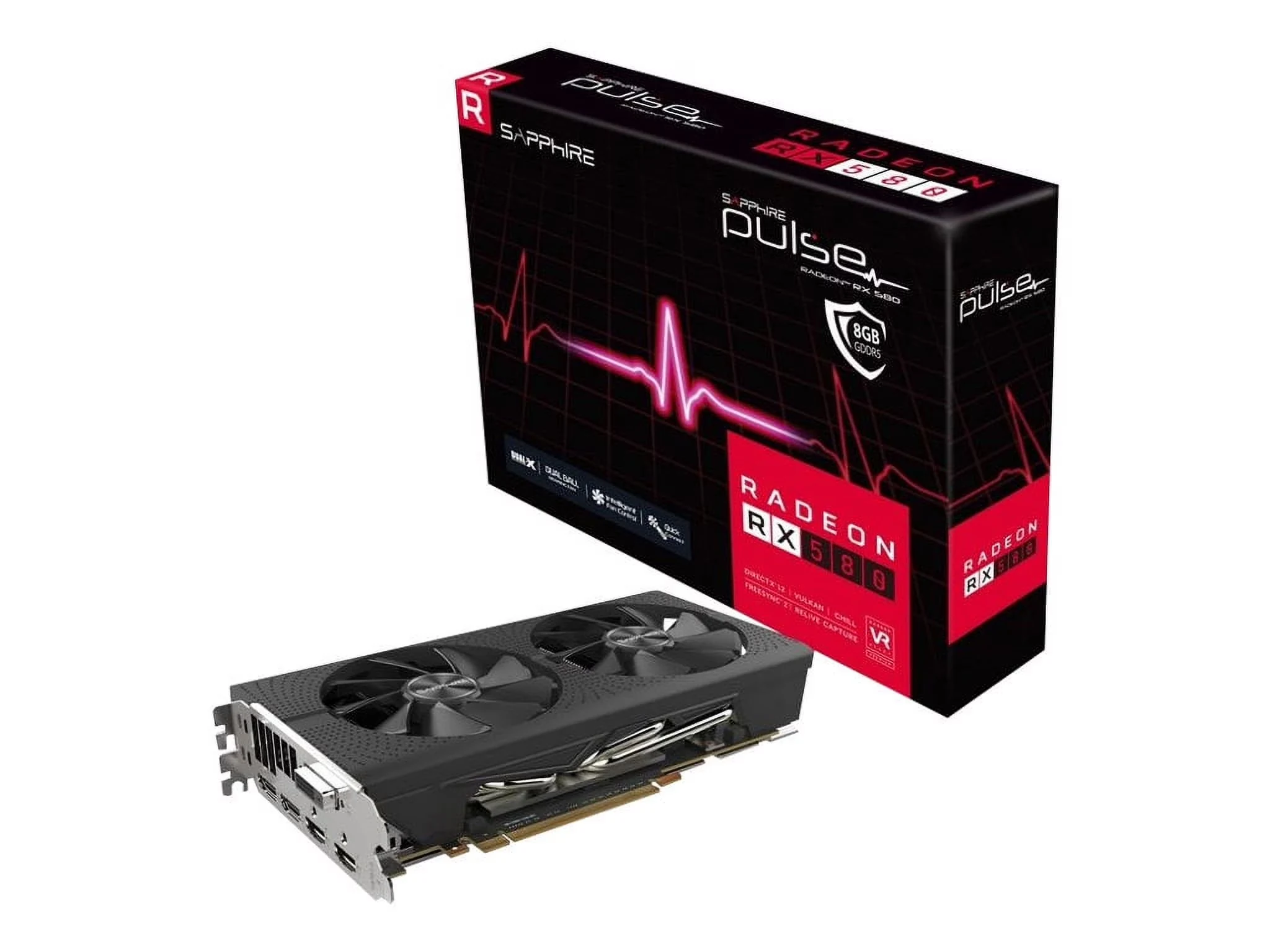 VGA Sapphire PULSE Radeon RX 580 8GB - GDDR5 - NEW