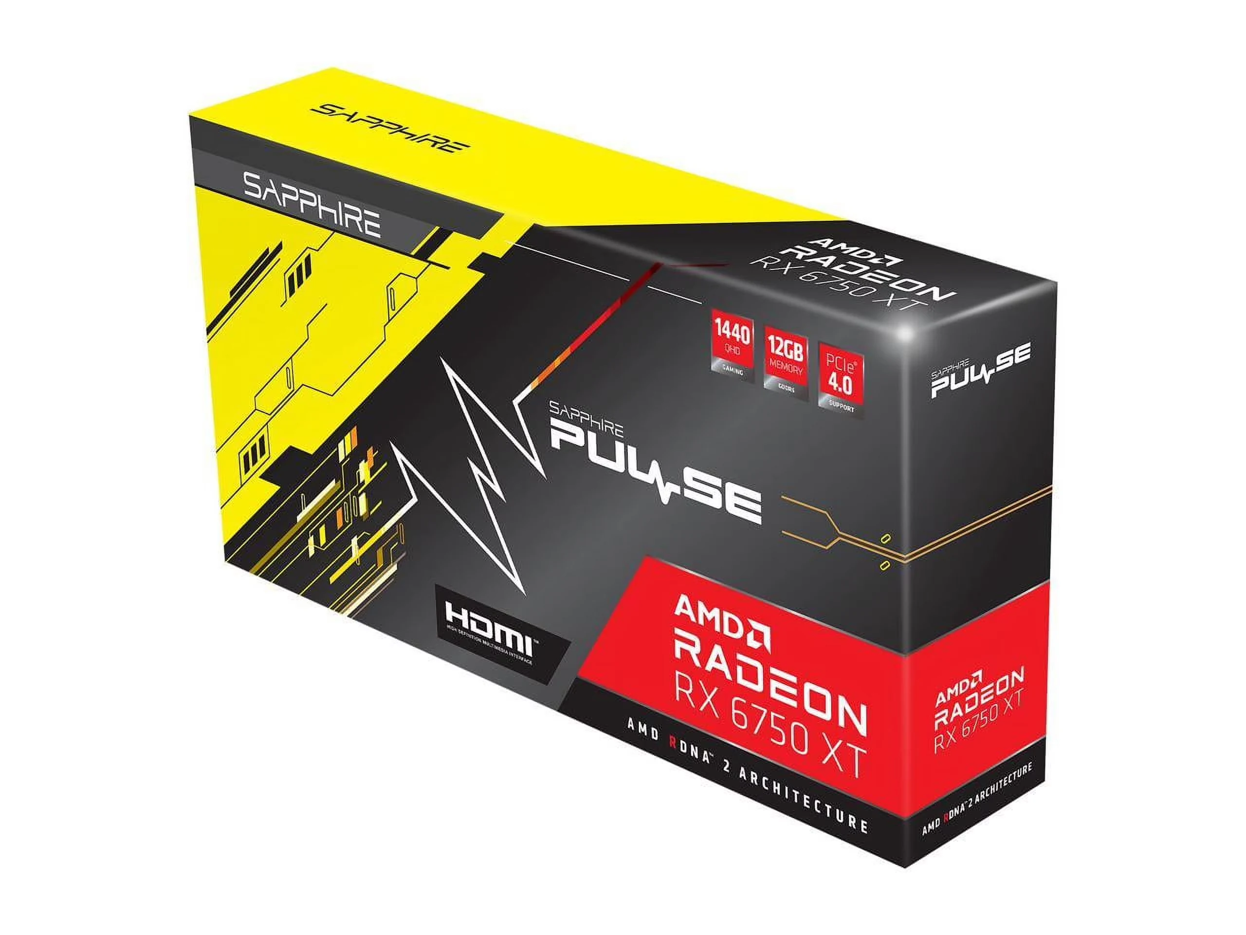 VGA Sapphire PULSE Radeon RX 6750 XT 12GB - GDDR6 - NEW