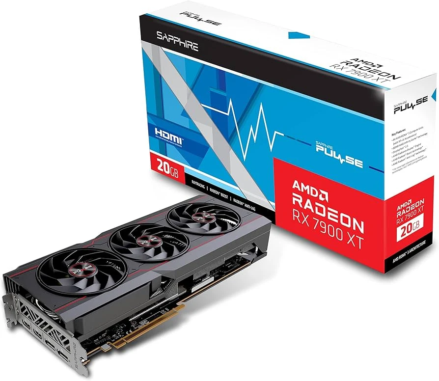 VGA Sapphire PULSE Radeon RX 7900 XT 20GB - GDDR6 - NEW