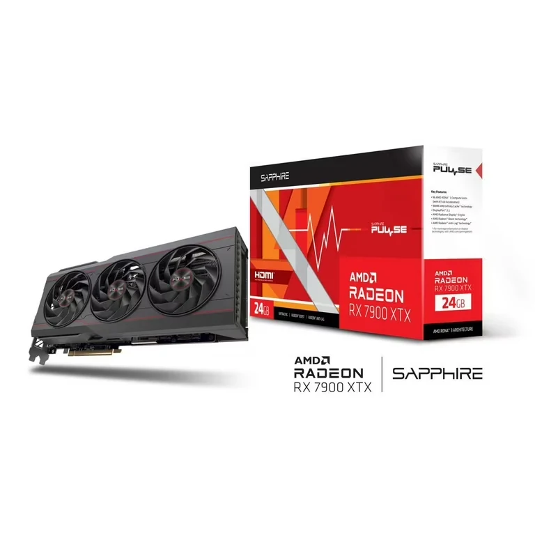 VGA Sapphire PULSE Radeon RX 7900 XTX 24GB - GDDR6 - NEW