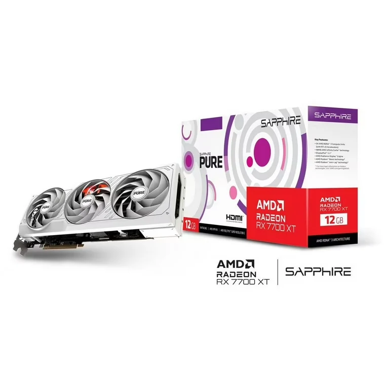 VGA Sapphire PURE Radeon RX 7700 XT 12GB - GDDR6 - NEW
