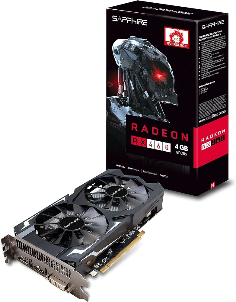 VGA Sapphire Radeon RX 460 4GB - GDDR5 - NEW