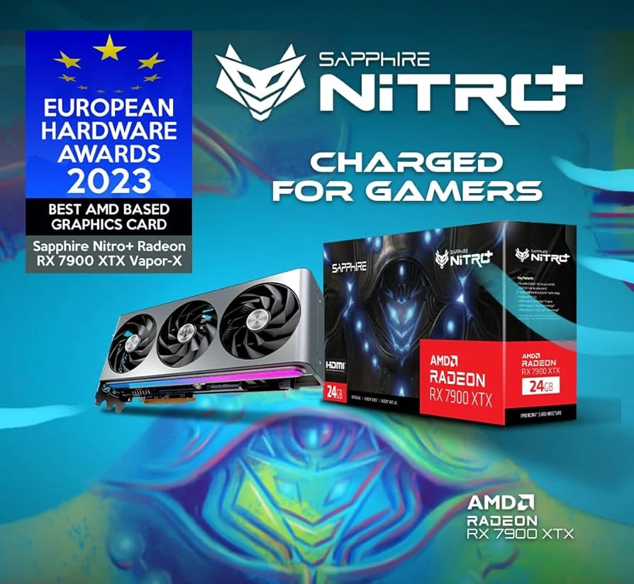 VGA Sapphire TOXIC Radeon RX 7900 XTX Vapor-X 24GB - GDDR6 - NEW
