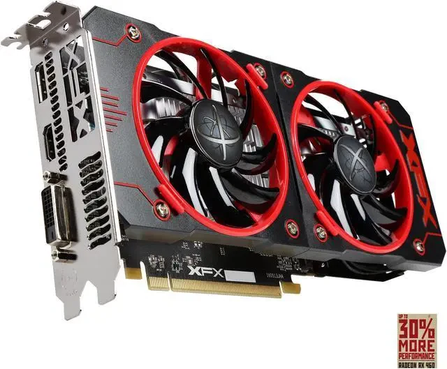VGA XFX Radeon RX 460 Double Dissipation 4GB - GDDR5 - NEW