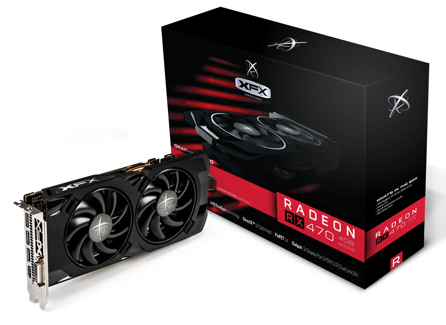 VGA XFX Radeon RX 470 RS 4GB - GDDR5 - NEW