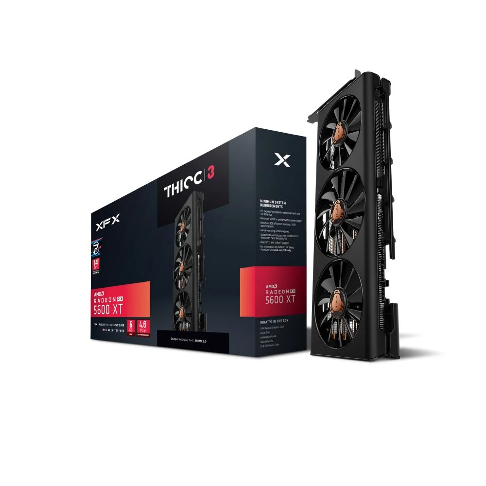 VGA XFX Radeon RX 5600 XT THICC III Pro 6GB - GDDR6 - NEW