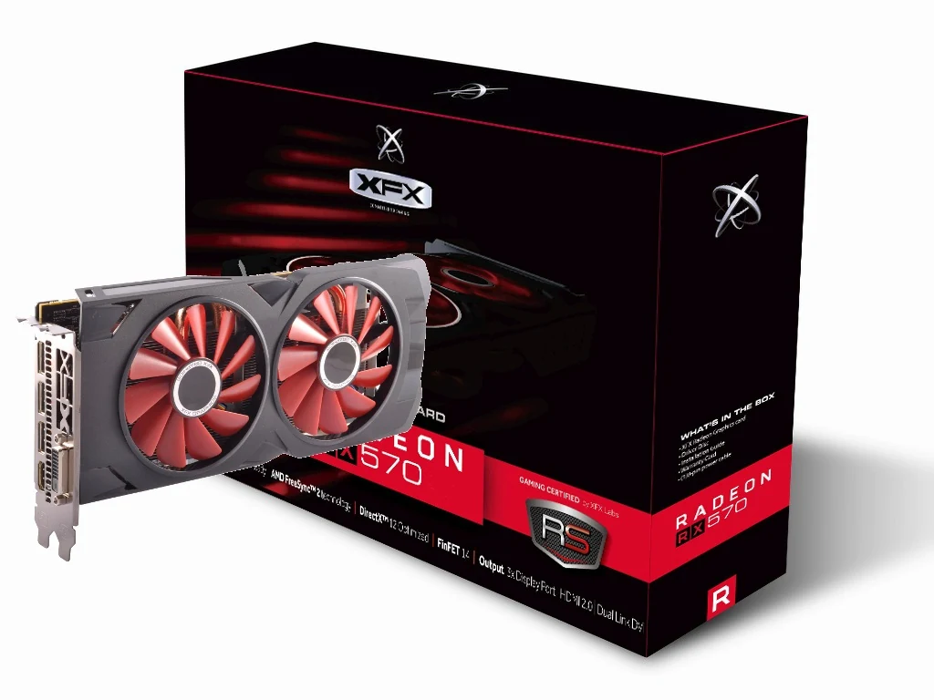 VGA XFX Radeon RX 570 RS 4GB - GDDR5 - NEW