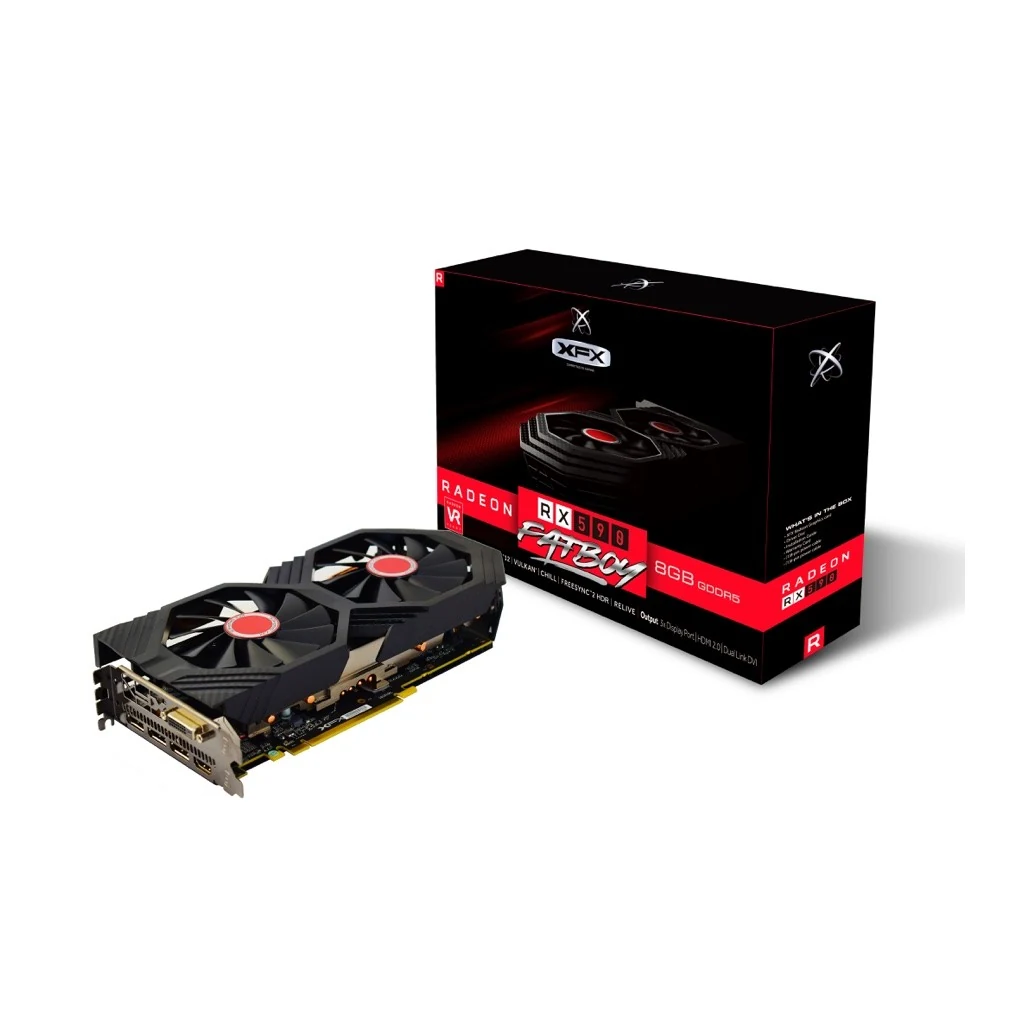 VGA XFX Radeon RX 590 Fatboy OC+ 8GB - GDDR5 - NEW