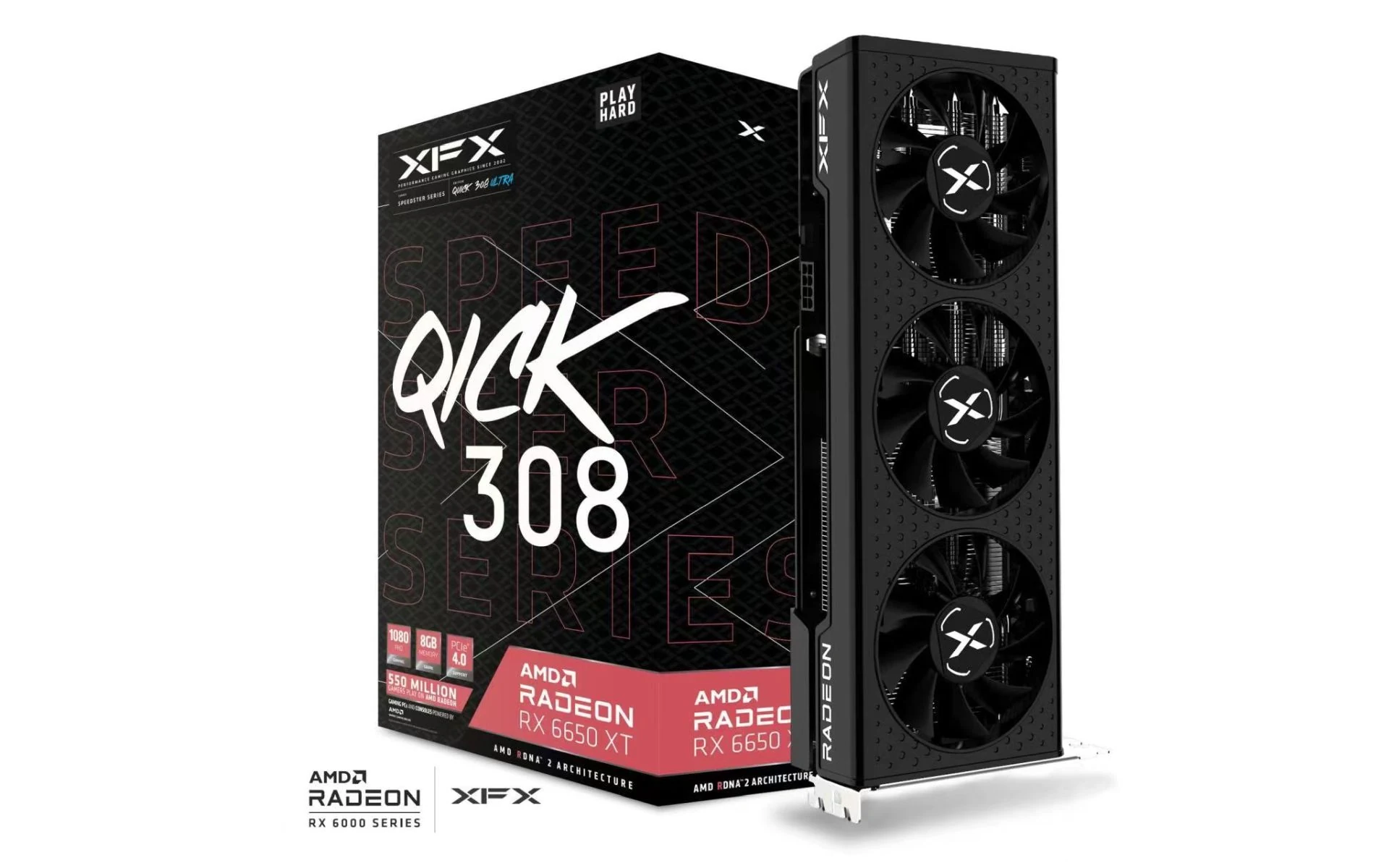 VGA XFX Speedster QICK 308 Radeon RX 6650 XT Ultra 8GB - GDDR6 - NEW