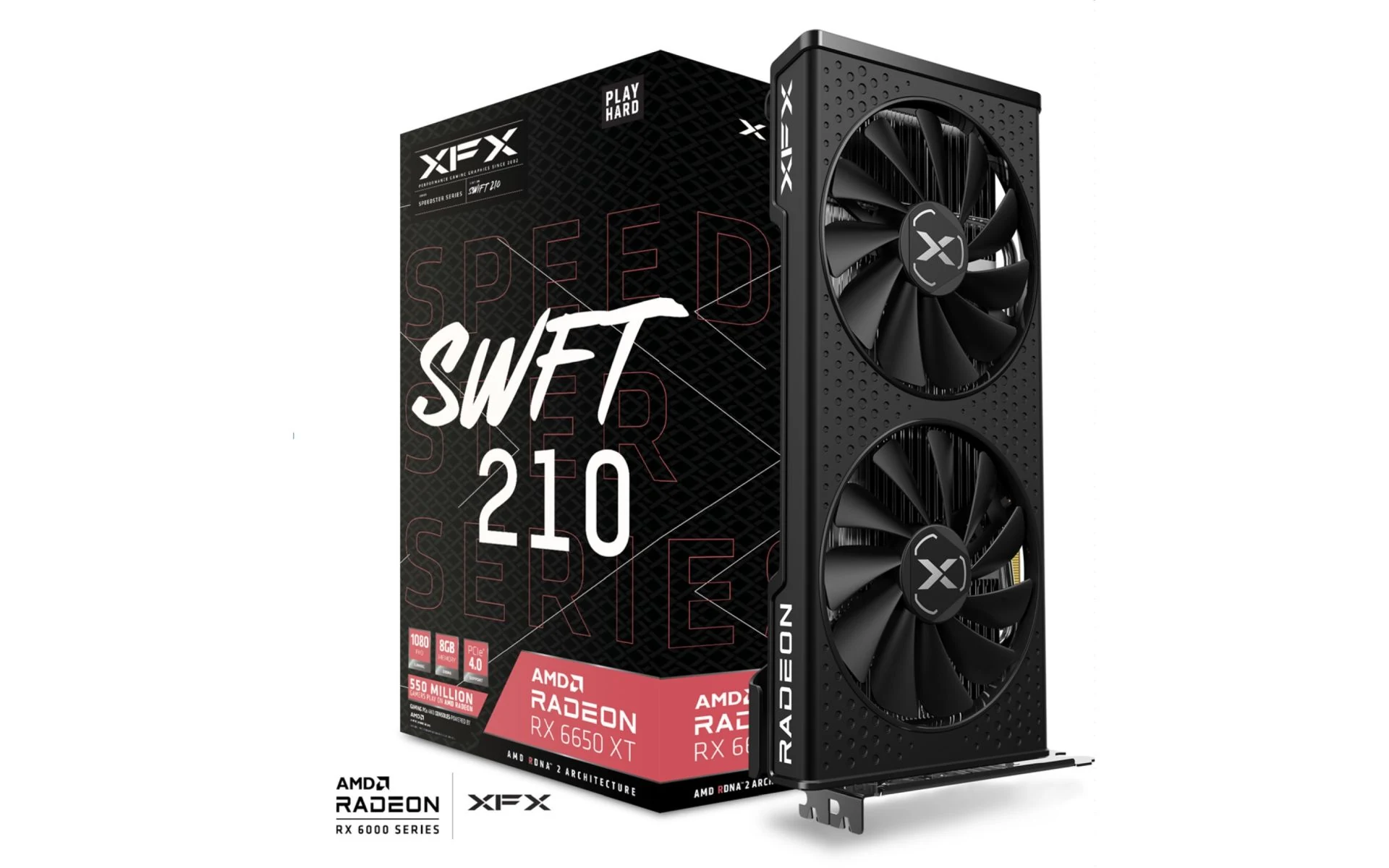VGA XFX Speedster SWFT 210 Radeon RX 6650 XT 8GB - GDDR6 - NEW