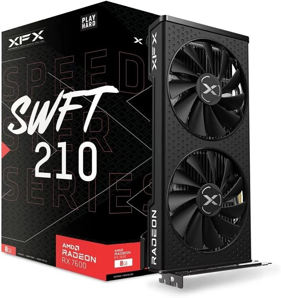 VGA XFX Speedster SWFT 210 Radeon RX 7600 8GB - GDDR6 - NEW