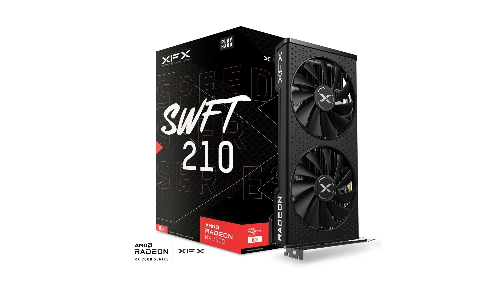 VGA XFX Speedster SWFT 210 Radeon RX 7600 8GB - GDDR6 - NEW