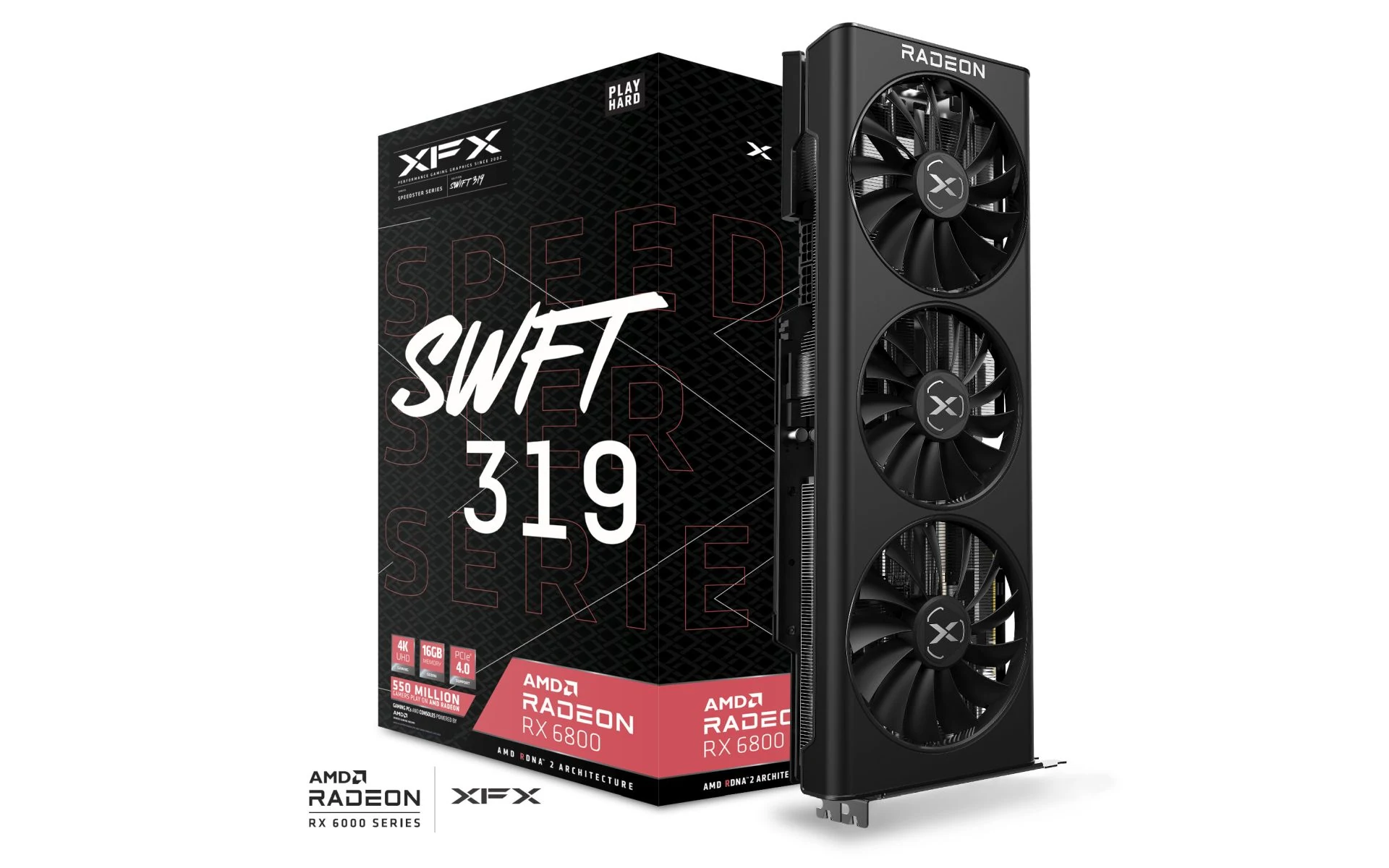 VGA XFX Speedster SWFT 319 Radeon RX 6800 Core 16GB - GDDR6 - NEW