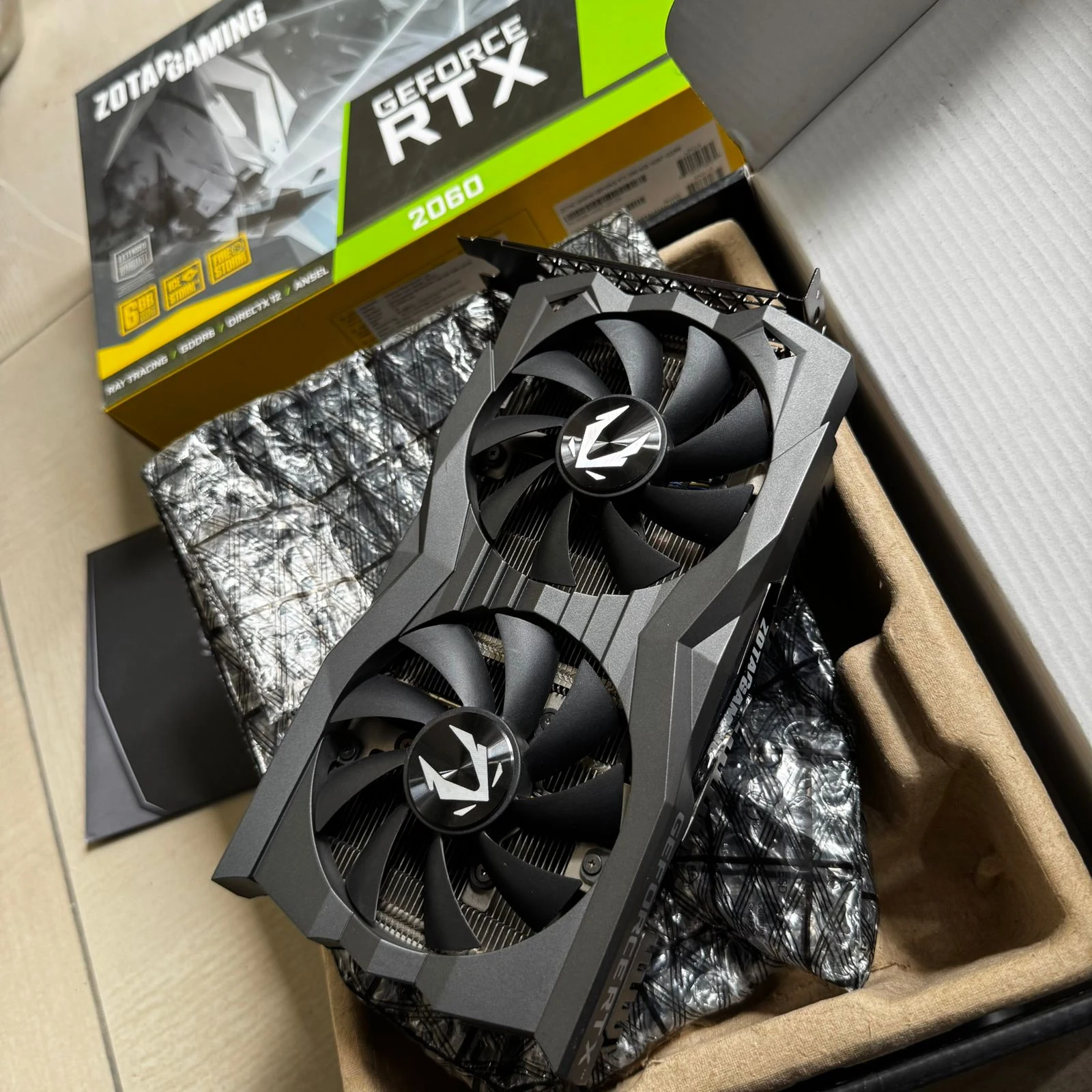 VGA ZOTAC Gaming GeForce RTX 2060 AMP Extreme 6GB - GDDR6 - NEW