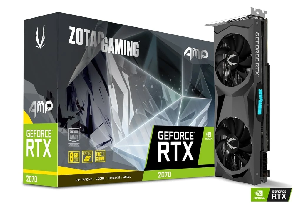VGA ZOTAC Gaming GeForce RTX 2070 AMP 8GB - GDDR6 - NEW