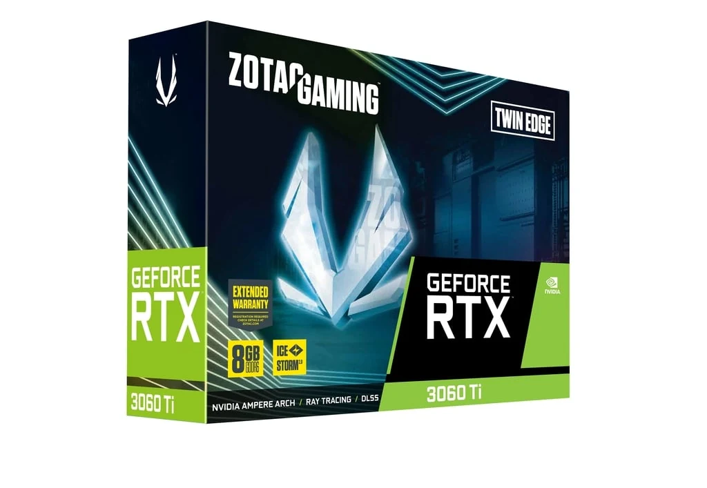 VGA Zotac Gaming GeForce RTX 3060 Ti Twin Edge OC 8GB - GDDR6 - NEW