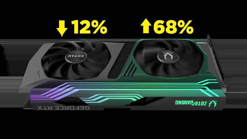 VGA Zotac Gaming GeForce RTX 3080 AMP Holo LHR 10GB - GDDR6X - NEW