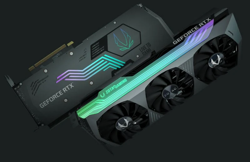 VGA Zotac Gaming GeForce RTX 3080 Trinity OC 12GB LHR - GDDR6X - NEW