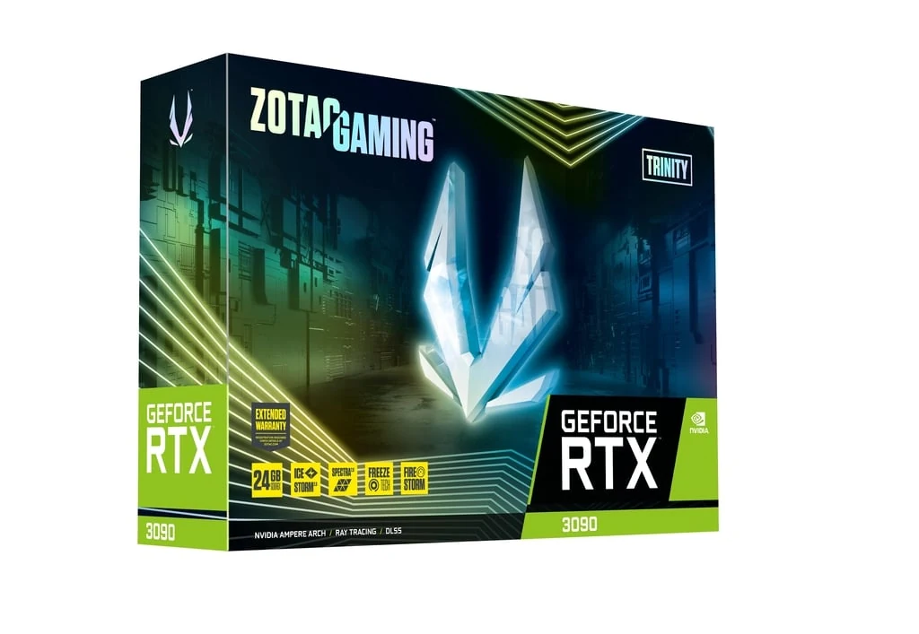 VGA Zotac Gaming GeForce RTX 3090 Trinity OC 24GB - GDDR6X - NEW