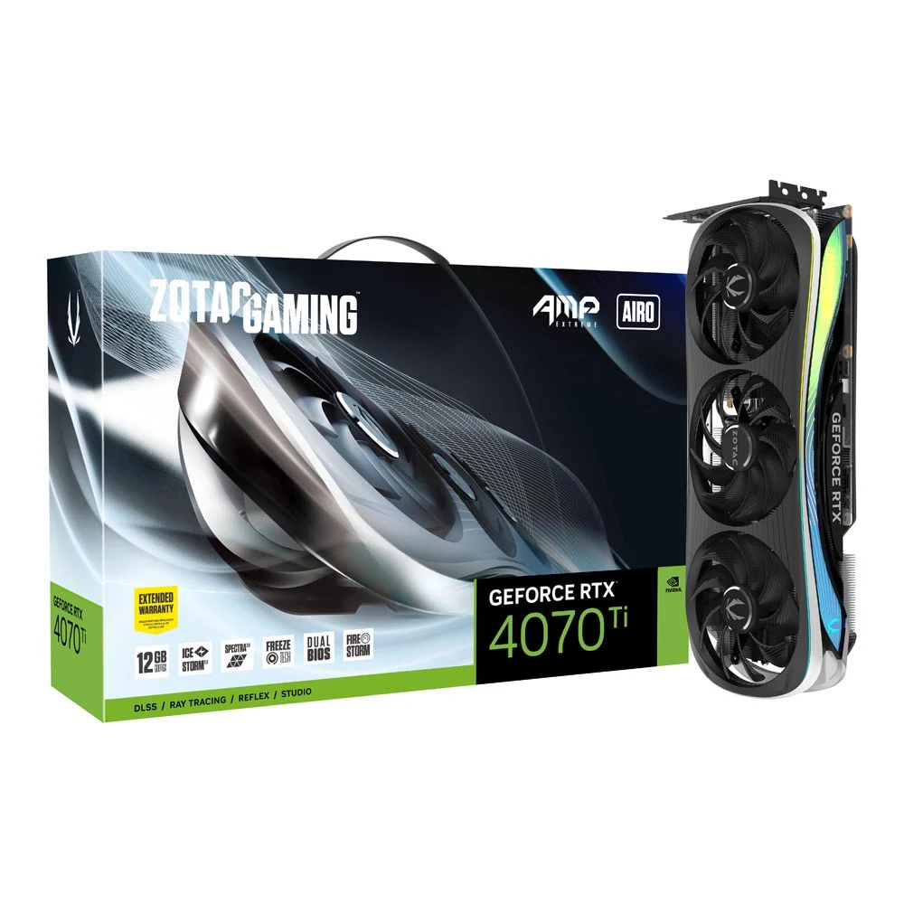VGA Zotac Gaming GeForce RTX 4070 AMP AIRO 12GB - GDDR6X - NEW