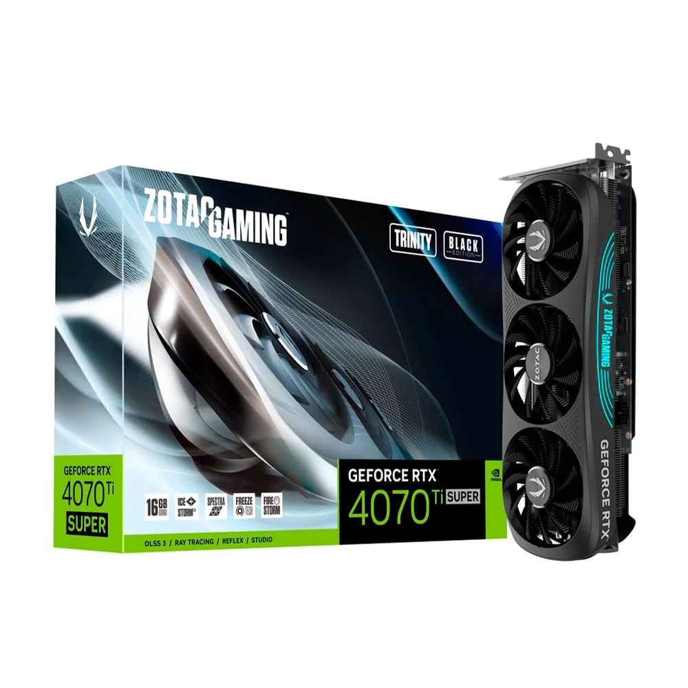 VGA Zotac Gaming GeForce RTX 4070 Ti SUPER Trinity OC 16GB - GDDR6X - NEW