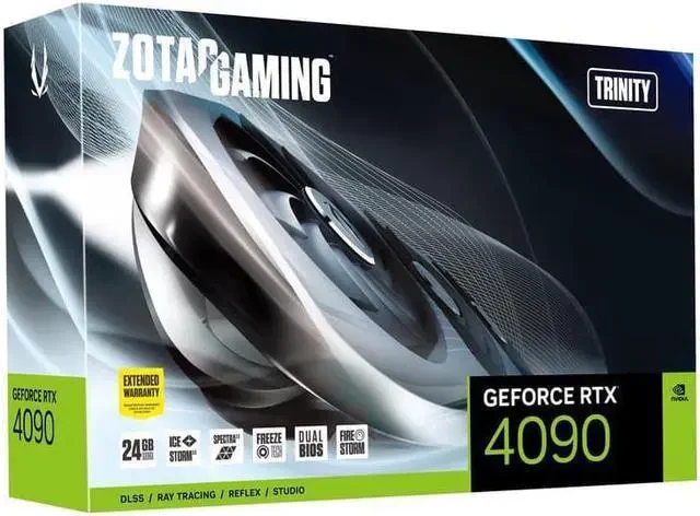VGA Zotac Gaming GeForce RTX 4090 Trinity Black Edition 24GB - GDDR6X - NEW