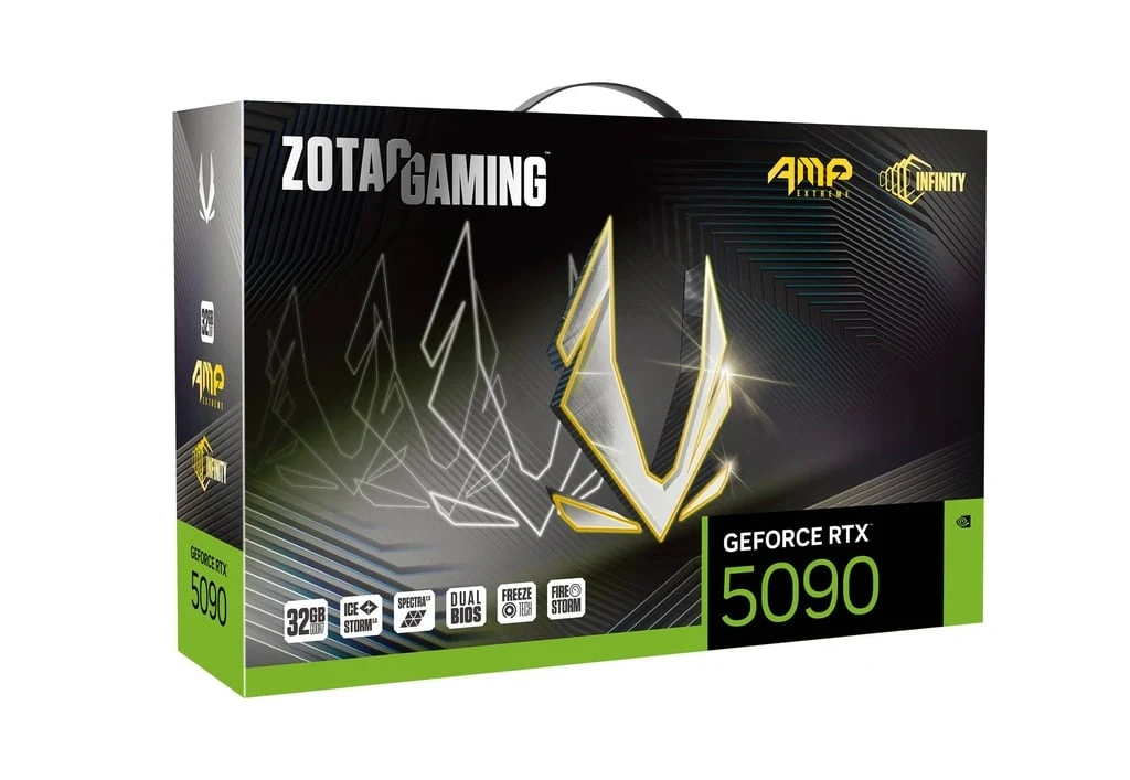 VGA Zotac Gaming GeForce RTX 5090 AMP Extreme INFINITY 32GB - GDDR7 - NEW