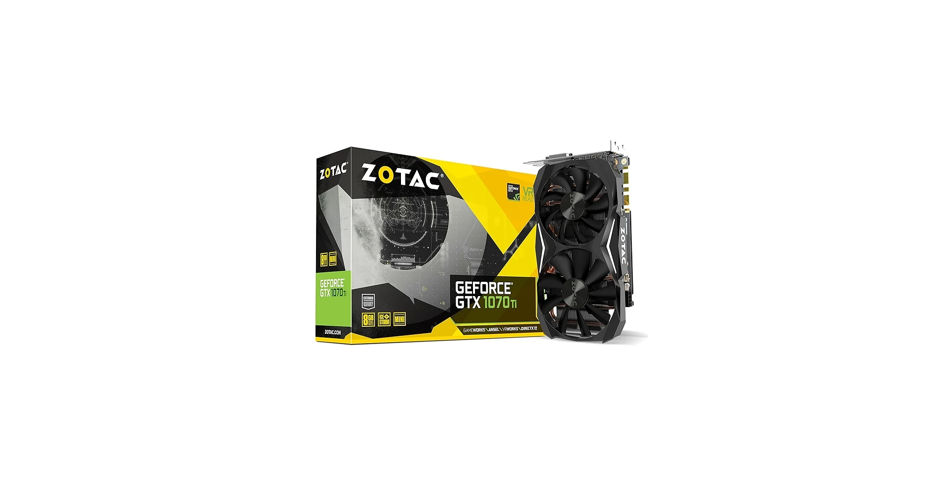 VGA ZOTAC GeForce GTX 1070 Ti Mini 8GB - GDDR5 - NEW